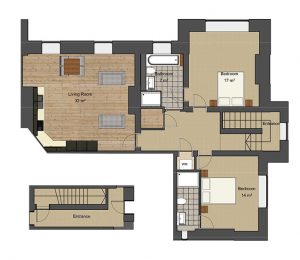 Old Police Station floorplan - Flat4